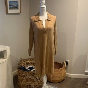 Madewell Camel Knit Sweater